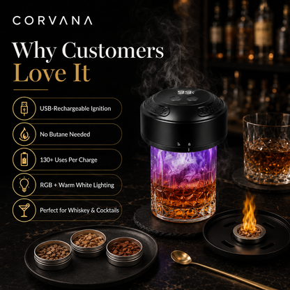 Corvana™ Electric Whiskey Smoker Kit 2.0
