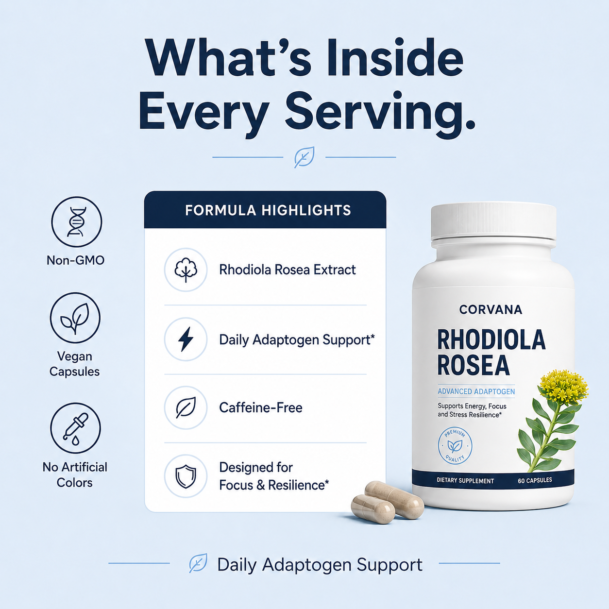 Corvana™ Rhodiola Rosea